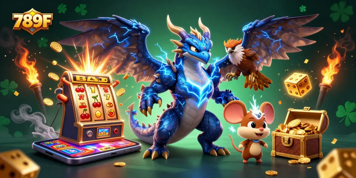 Experience exciting gameplay at 789F with a vibrant casino environment bursting with action and rewards