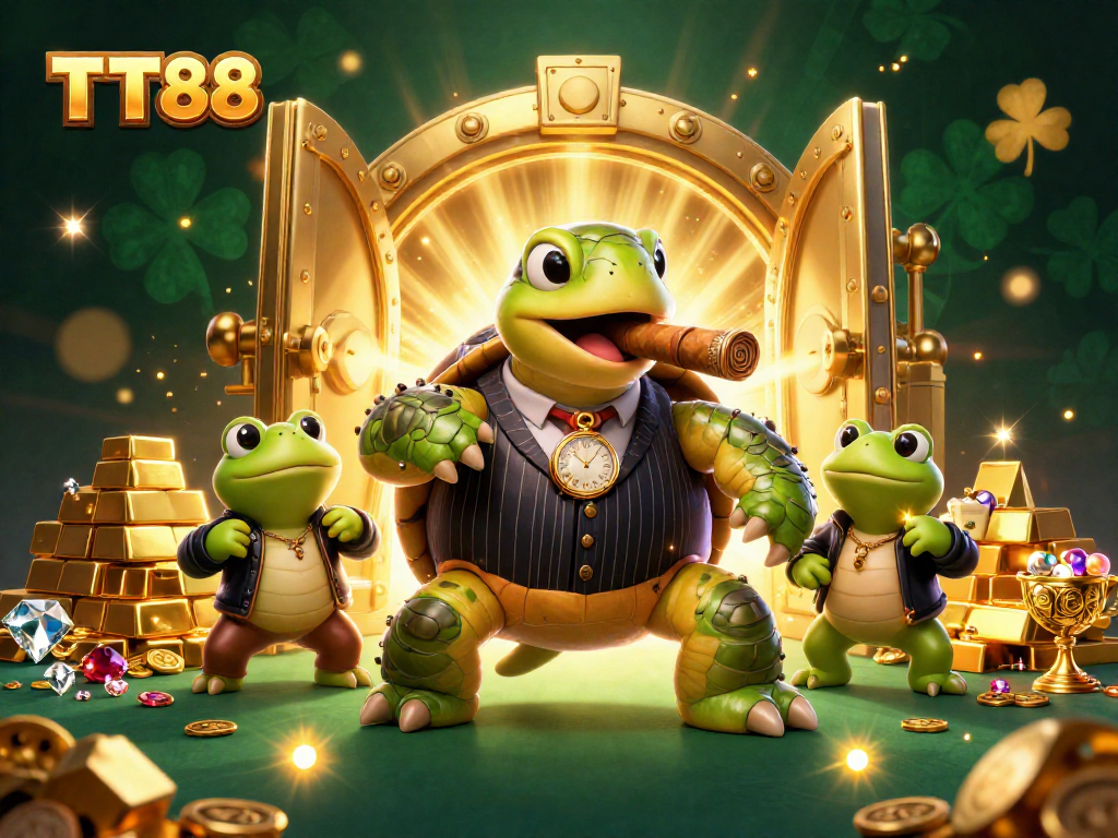 Experience thrilling wins with TT88 in a vibrant 3D casino atmosphere!