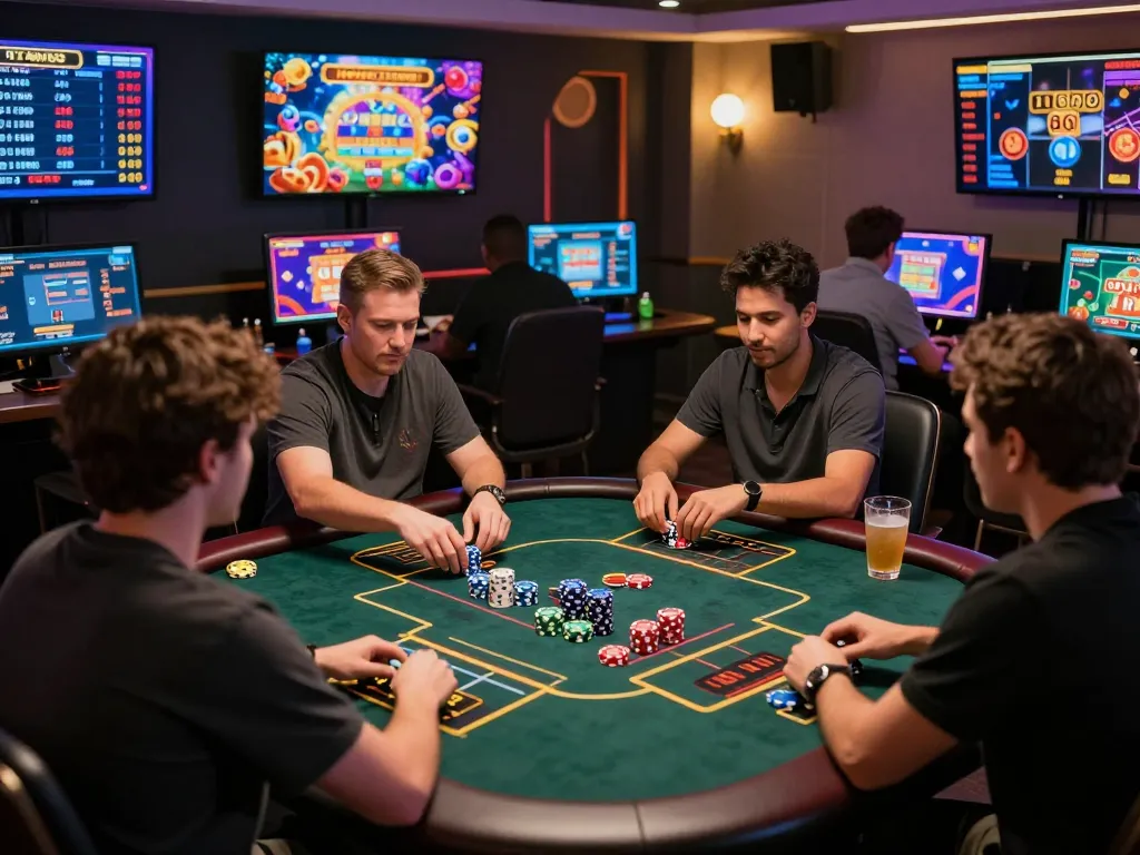 Exciting online gaming moment showcasing players enjoying MM88 casino games with vibrant graphics and lively atmosphere.