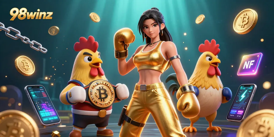 Bet on exciting wins with 98winz in a vibrant digital casino scene.